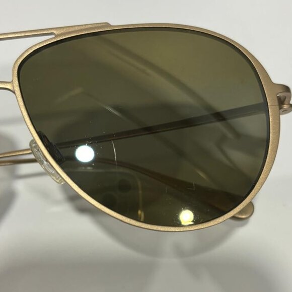 Maui Jim Shallows MJ 543-16A Aviator Gold Sunglasses Hcl Bronze Polarize (112) main image 5